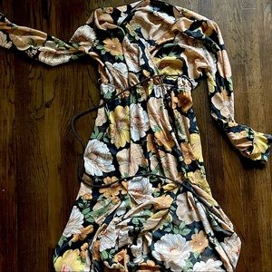 Floral maxi dress-boho style